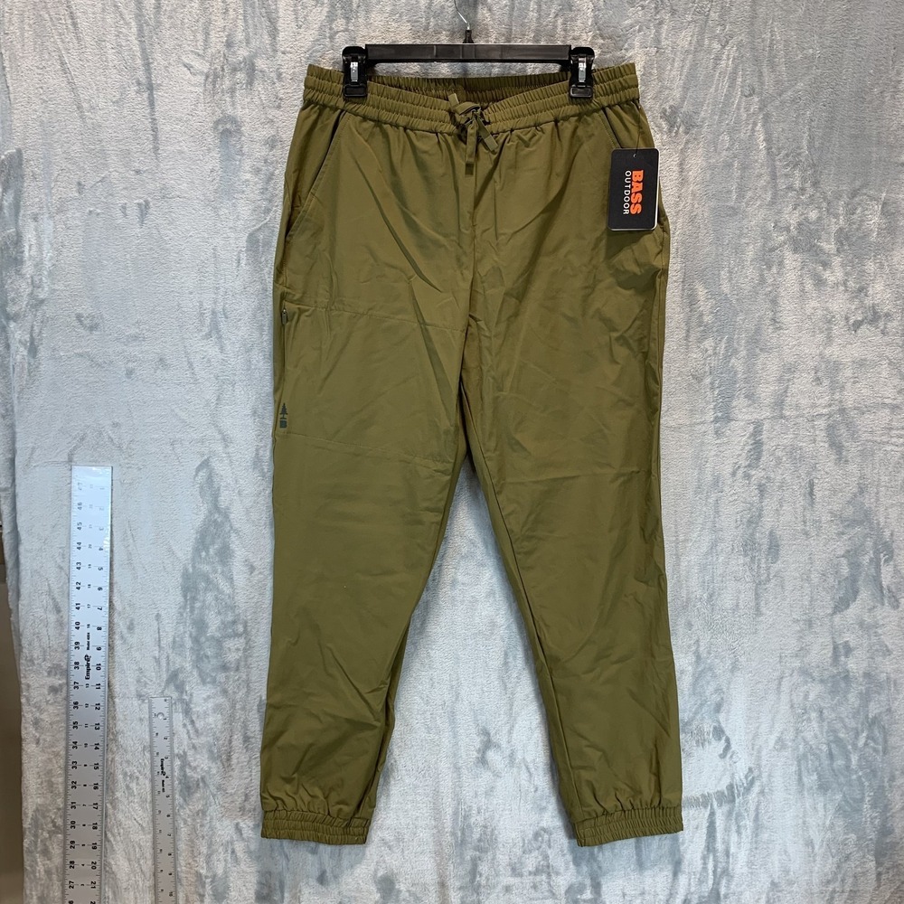 Bass Outdoor Women's Joggers Pants M Pull On Drawstring Elastic‎ Nylon Pockets